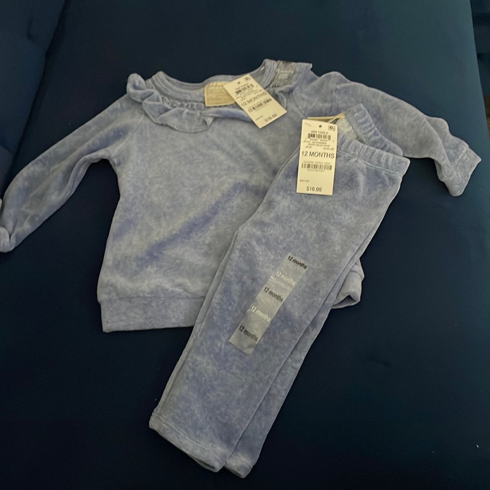 First impressions pants set, size 12 months
